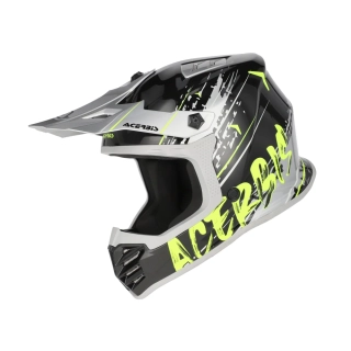 Dětská motokrosová přilba / MX helma ACERBIS PROFILE JUNIOR barva černá/žlutá fluo