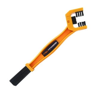 Kartáč pro čištění motocyklového řetězu TRU TENSION CHAIN BRUSH barva oranžová