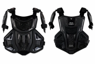 Motokrosový chránič hrudníku, zad a ramen ATLAS DEFENDER PLUS CE LEVEL 1 (CERTIFIKACE) barva černá, velikost S/M pro výšku jezdce 162–173 cm