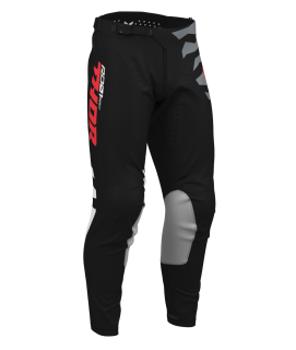 Motokrosové / enduro kalhoty THOR LAUNCHMODE SHREDDER barva černá/šedá/bílá/červená