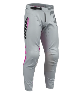 Motokrosové / enduro kalhoty THOR LAUNCHMODE SHREDDER barva šedá/fuchsiová