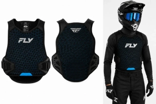 Chránič hrudi a zad pro motokros, MTB a zimní sporty / chránič hrudníku a zad FLY RACING BLUEPRINT RCH-O barva černá velikost S/M obvod hrudníku 94–107 cm