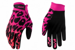 Dětské motokrosové / MTB rukavice THOR LAUNCHMODE NAMIR barva fuchsia/černá 