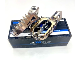 Motocyklové nerezové stupačky MX711 PEGS EVOLUTION pro motocykly GAS GAS 125/250/350/450 rok 2026
