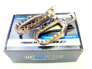 Motocyklové nerezové stupačky MX711 PEGS FORZA pro KMT SX-F/SX 125/250/350/450 rok 2023–2026