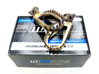 Motocyklové nerezové stupačky MX711 PEGS NERO pro FANTIC XXF 250 rok 2025