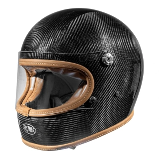 a Motocyklová integrální přilba PREMIER HELMET TROPHY PLATINUM EDITION CARBON, velikost S