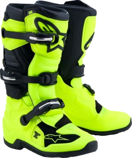 Dětské motokrosové boty / MX obuv ALPINESTARS TECH 7S barva černá/žlutá fluo