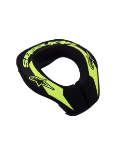 Dětský chránič krku pro motokros, MTB a karting ALPINESTARS SEQUENCE YOUTH NECK ROLL barva černá/žlutá fluo 