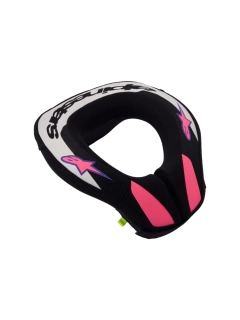 Dětský chránič krku pro motokros, MTB a karting ALPINESTARS SEQUENCE YOUTH NECK ROLL barva černá/ružová
