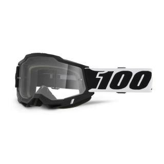 Motokrosové brýle 100% ACCURI 2 BLACK001 50013-10066 s čirým objektivem 