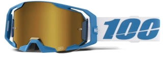 Motokrosové / enduro brýle 100% ARMATIC TUCKWELL zrcadlový true zlatý objektiv, 50060-10019