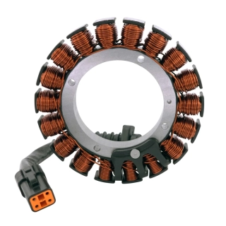 Stator motocyklu RM STATOR RMS010-108648 pro HARLEY DAVIDSON Dyna Super Glide / Fat Boy / Heritage Softail rok 2001-2006 | 30017-01B / 30017-01A-138 viz popis