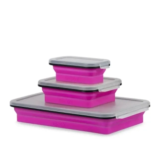 Magnetické silikonové skládací krabičky MUC OFF SILICONE TRAYS balení 3 kusů různých velikostí 
