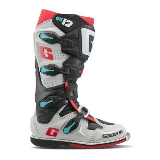 Motokrosové boty Gaerne SG 12 GRAVEL barva černá/modrá/červená
