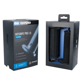 Vyhřívané rukojeti s integrovaným ovládáním - gripy na motocykl OXFORD HOTGRIPS PRO 2.0 TOURING EL401 pro řídítka o průměru 7/8" (22 mm)