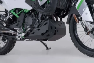 Kryt pod motor motocyklu SW-MOTECH pro moto KAWASAKI KLE500 / KLE500 SE rok 2026 a výše barva černá