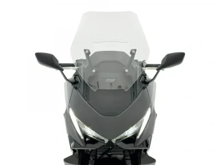 Plexi motocyklu WRS verze INTERMEDIO pro HONDA FORZA 750 rok 2025-2026 barva čirá, výška 48,5 cm (1,3 cm nižší než originál)