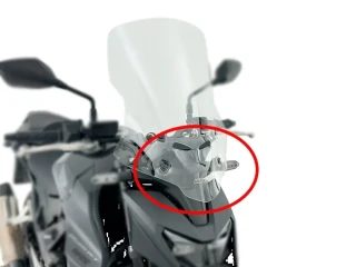 Pomocný rám k plexi včetně šroubů pro plexi WRS SUPPORT FRAME BRACKET pro HONDA HORNET 750 rok 2025-2026