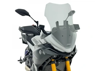 Plexi motocyklu WRS verze TOURING pro YAMAHA RACER 7 / GT rok 2025-2026 barva kouřová, výška 53,5 cm