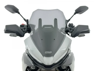 Plexi motocyklu WRS verze SPORT pro YAMAHA RACER 7 / GT rok 2025-2026 barva tmavě kouřová, výška 39 cm