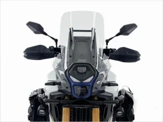 Plexi motocyklu WRS verze TOURING pro VOGE VALICO DS 800 X RALLY rok 2025-2026 barva ČIRÁ, výška plexi 31 cm bez deflektorů