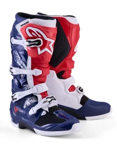Motokrosové boty / mx obuv ALPINESTARS TECH 7 LIMITOVANÁ EDICE UNITY barva multicolor (červená/bílá/modrá)