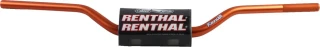 Motokrosové řidítka bez hrazdy RENTHAL 604 RC FATBAR™ HANDLEBAR barva oranžová