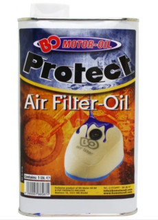 Mazací přípravek / mazivo na pěnové vzduchové filtry BO OIL AIR FILTER OIL balení 1 litr 