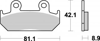 Brzdové destičky HONDA CBR 600 F 91-94