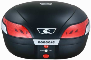Moto kufr COOCASE S48 ASTRA barva černá bez laku 