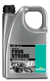 Motorový olej MOTOREX FOUR STROKE 10W 40 balení 4 litry