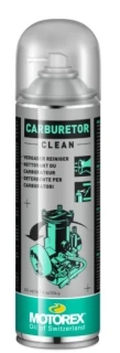 a Čistící sprej pro karburátory / čistič karburátoru MOTOREX CARBURETOR CLEAN balení 500 ml