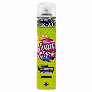 Čistič interiéru přileb, chráničů, botů a obuvi MUC-OFF FOAM FRESH SANITIZER 400ML