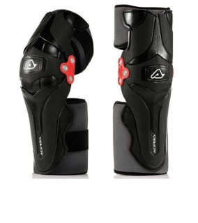 Kolenní chrániče /chrániče kolen ACERBIS X-STRONG KNEE černá/červená