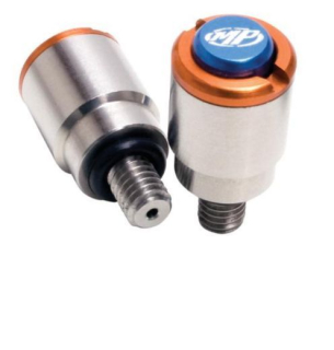 Odvzdušňovací mikro ventilky tlumičů MOTION PRO BLEEDER pro vidlice WP 43/WP 48 M4x0.7 barva oranžová, pár