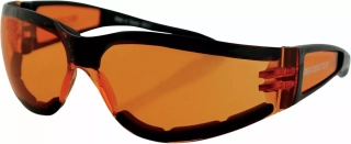 Motocyklové sluneční brýle BOBSTER SHIELD II černý rám, amber čočky