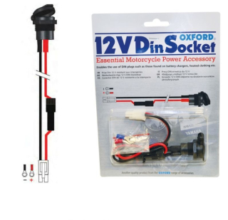 Zásuvka na motocykl OXFORD DIN 12V / EL 100s konektorem pro připojení/odpojení