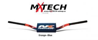 Řidítka na motocykl NEKEN VARIABLE DIAMETER oranžová/modrá