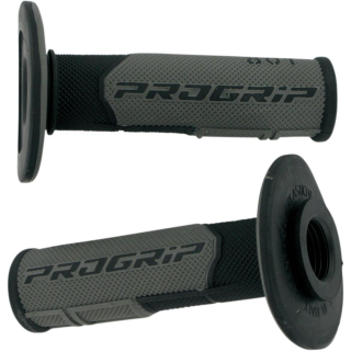 Dvouvrstvé motokrosové rukojeti - gripy Progrip 801 šedá/černá