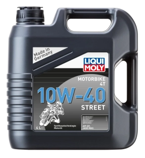 Polosyntetický motorový olej LIQUI MOLY Motorbike 4T 10 W-40 Street 4 l