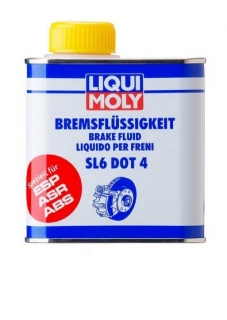 Brzdová kapalina LIQUI MOLY DOT 4 SL6 Bremsflüssigkeit 500 ml
