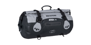 Vodotěsný vak OXFORD AQUA T-70 ROLL BAGG černo/šedý, objem 70l