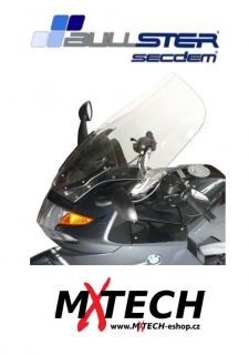 Plexi motocyklu BULLSTER pro BMW K 1200 GT 2006-2008 čiré výška 69 cm 
