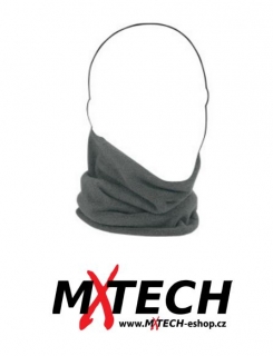 Nákrčník ZANHEADGER REVERSIBLE NECK GAITER GRAY/HI-VIZ LIME