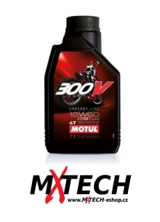 Syntetický olej MOTUL 300V OFF ROAD 15W-60 1 litr