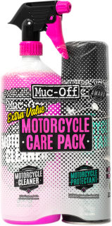 Sada čistících prostředků BIKE CLEANER + PROTECTANT na motocykly MUC-OFF CLEANER/SPRAY DUO KIT 