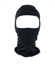 a Obličejová kukla ZANHEADGEAR SOLID BLACK