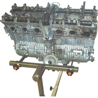 Držák motocyklových motorů K+L SUPPLY ENGINE STAND-METRIC KL MC25