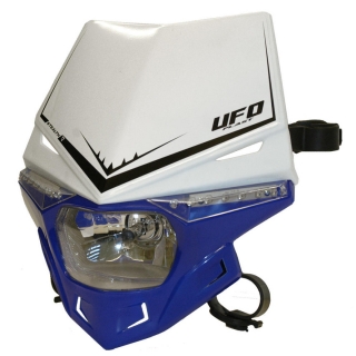 Univerzální přední maska se světlem UFO STEALTH HEADLIGHT (12V/35W & LED) 